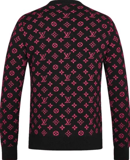 louis vuitton pink and black sweater|Louis Vuitton jumper women's.